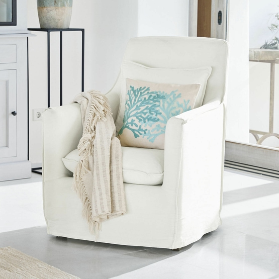 Fauteuil Grafton blanc