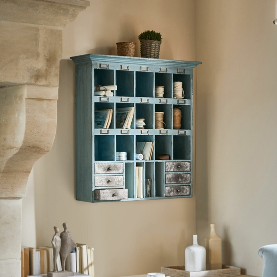 Organiseur Andover bleu-gris