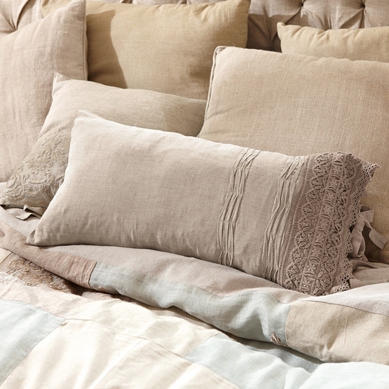 Housse de coussin Gracie beige