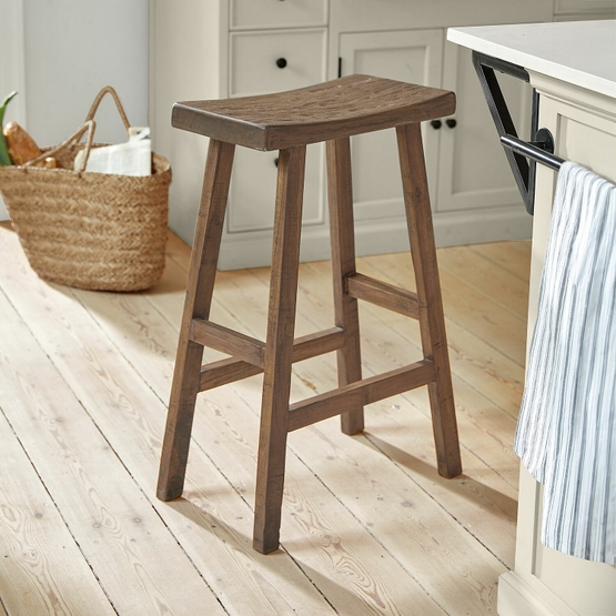 Tabouret Nael marron