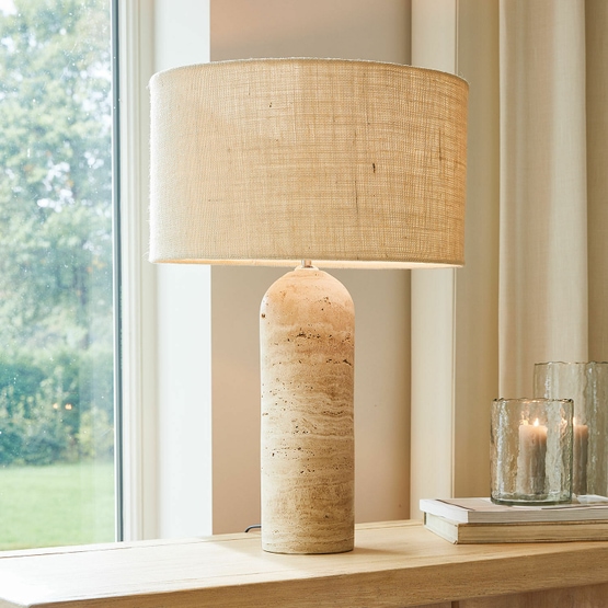 Lampe à poser Ashgrove beige