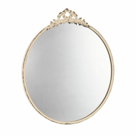 Miroir Larret blanc vieilli