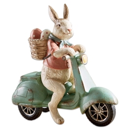 Lapin Trottinette multicolore