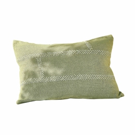 Housse de coussin Elaria vert